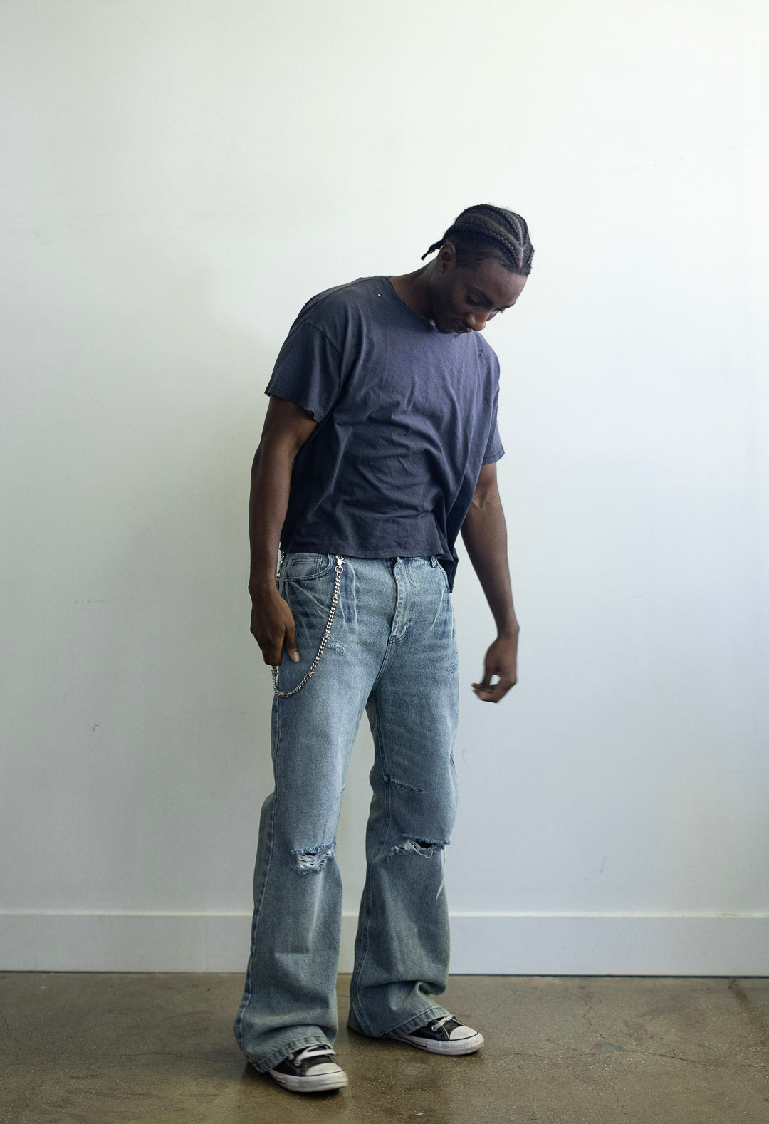 Bone Wash Denim